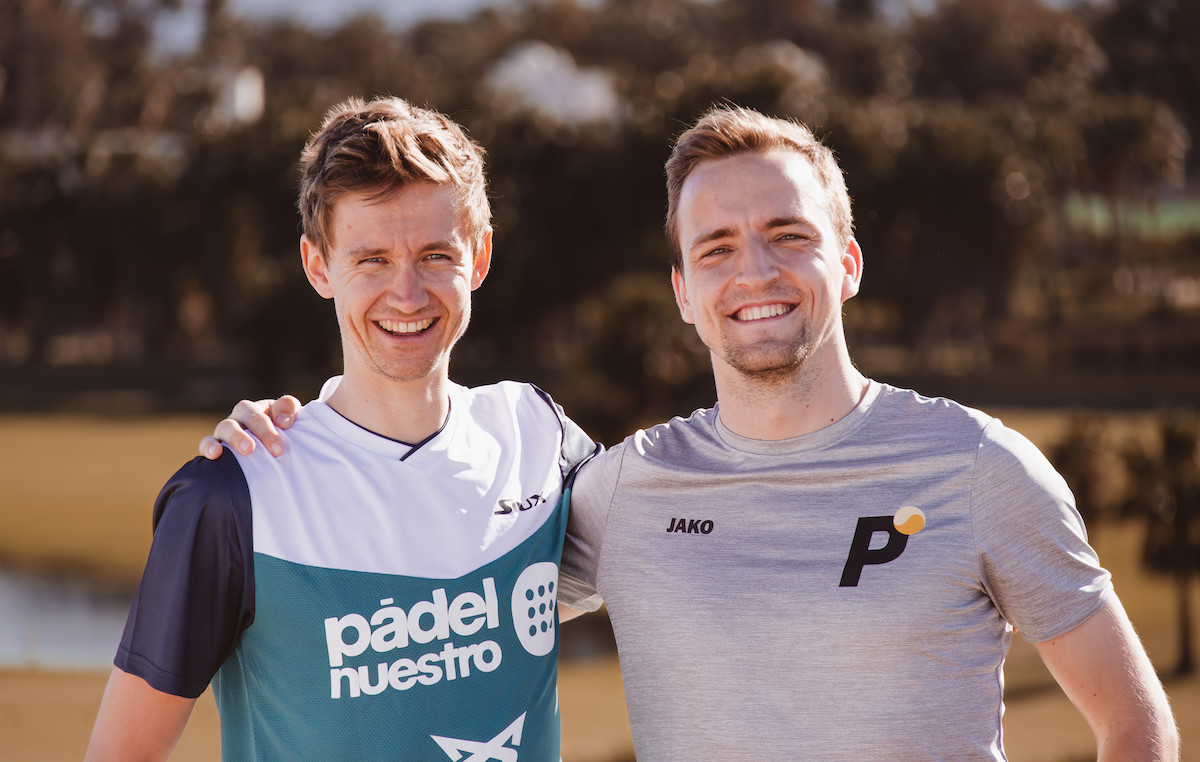 Johannes Lindmeyer und Christian Böhnke, Nationalspieler und Padello-Trainer